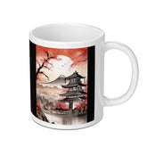 Scenic Japanese Landscape Design Mug product